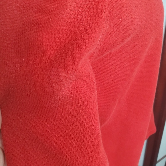 Vintage Polka Dots Collar & Cuffs Knit Snap Up Top - Picture 6 of 8